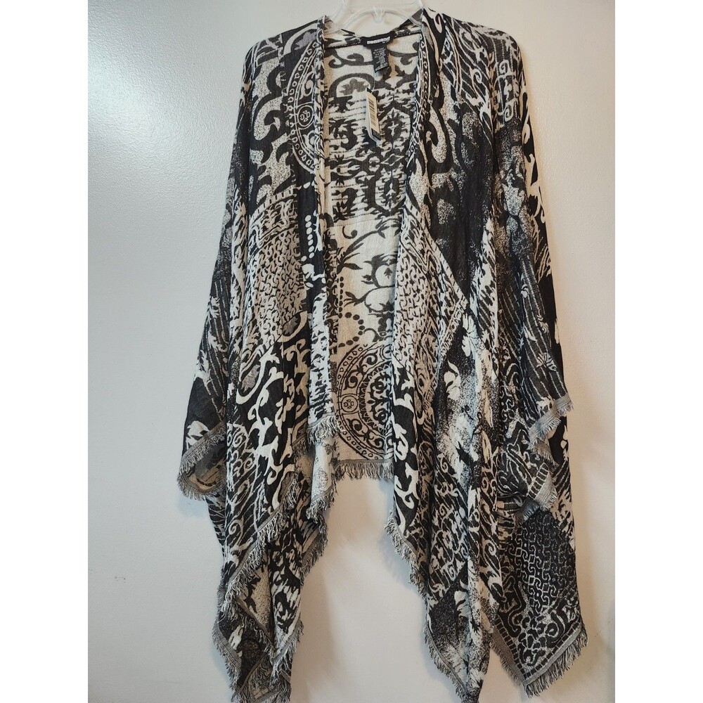 NEW Vivante Viscose/Modal Open Front Cardigan/Poncho - One Size - NWT